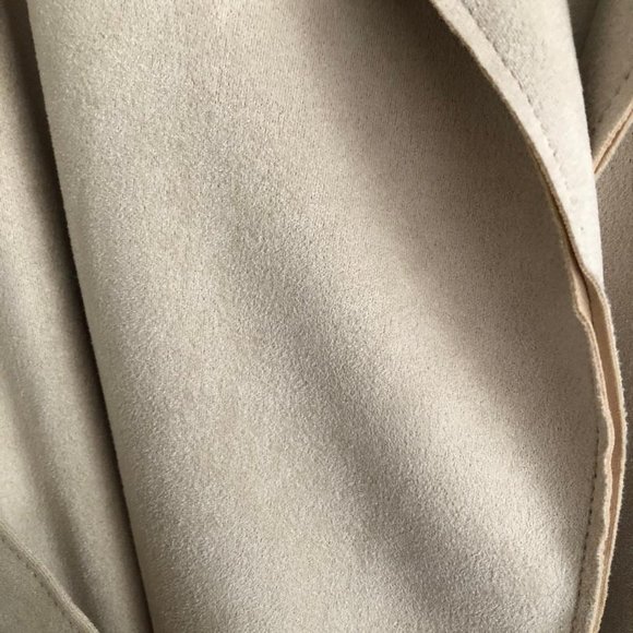 Philosophy Republic Clothing, Sz: XS, faux suede, trench coat, NWT, Color: Pearl - Picture 5 of 14